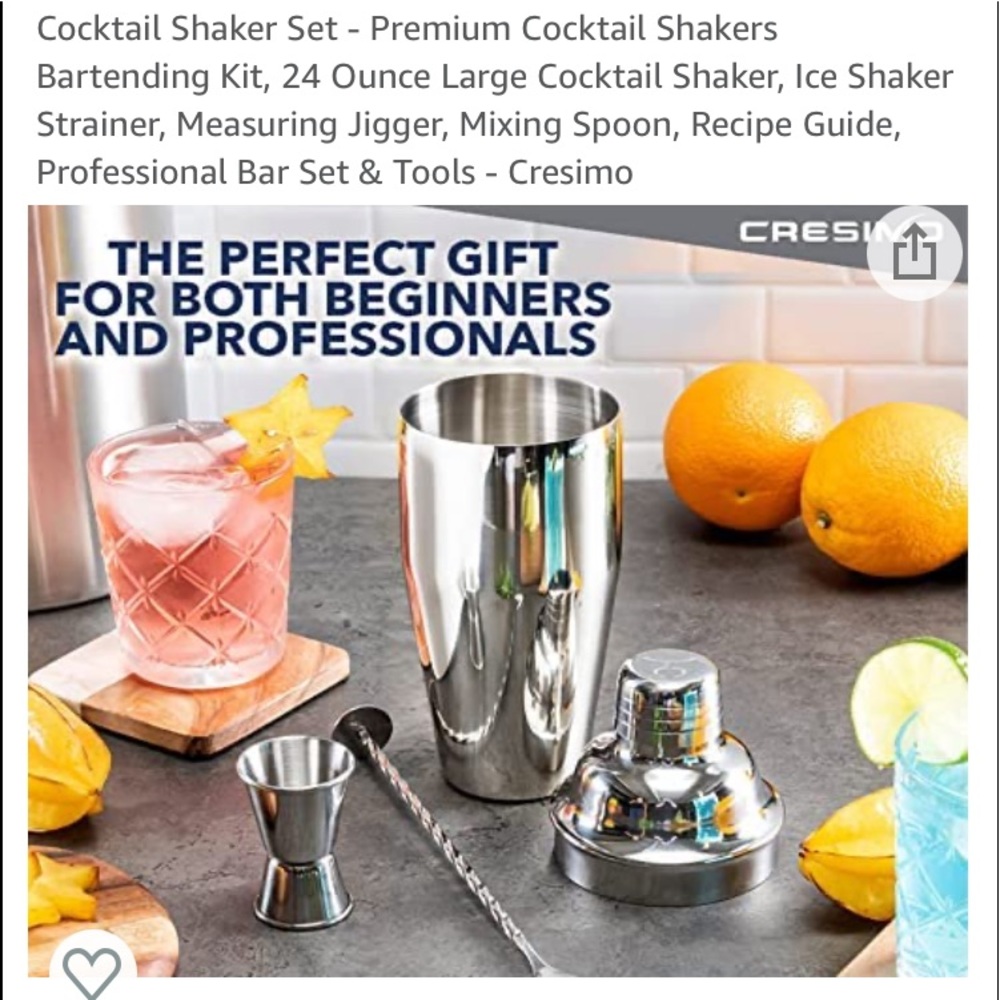 Cocktail Shaker Set - Picture 4 of 5